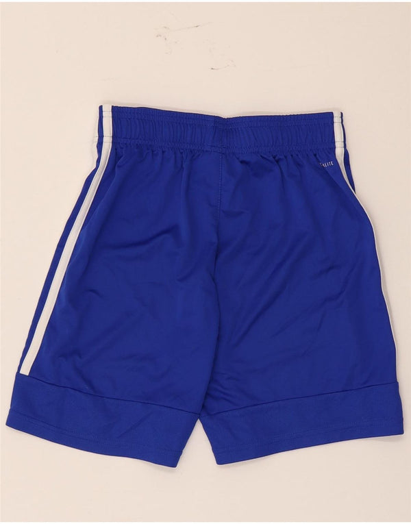 Adidas Jungen Climalite Sport Shorts 11-12 Jahre Blau Polyester