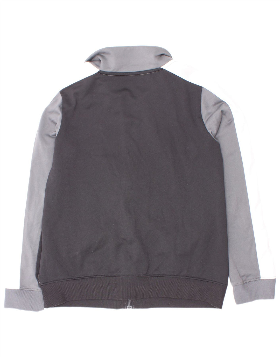 Under Armour Jungen-Trainingsanzug-Top-Jacke, 9–10 Jahre, Mittelgrau, Farbblock