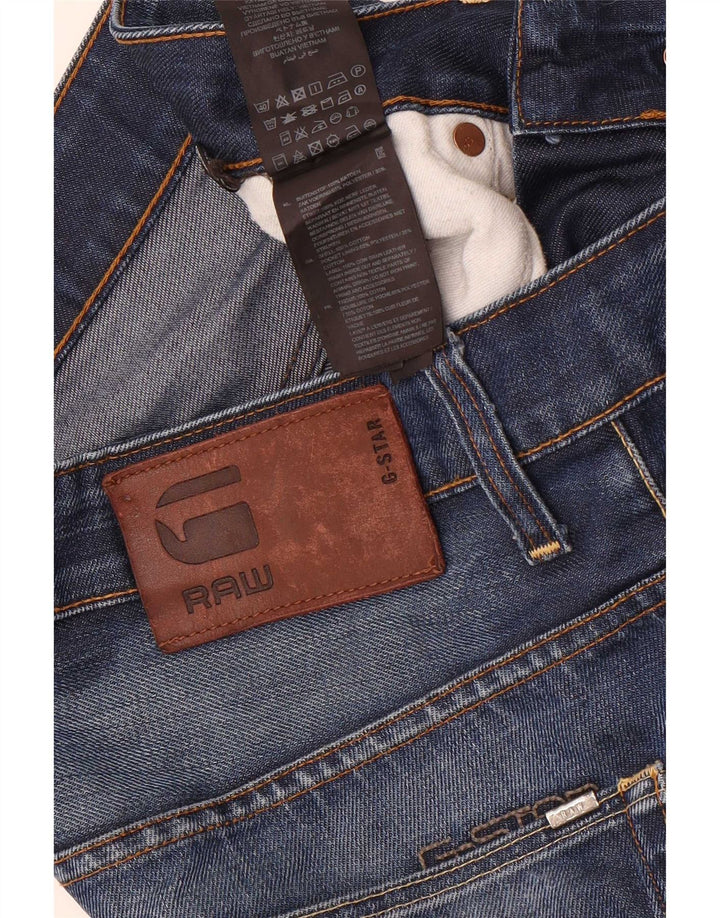 G-Star Herren Straight Jeans W31 L32 Blaue Baumwolle