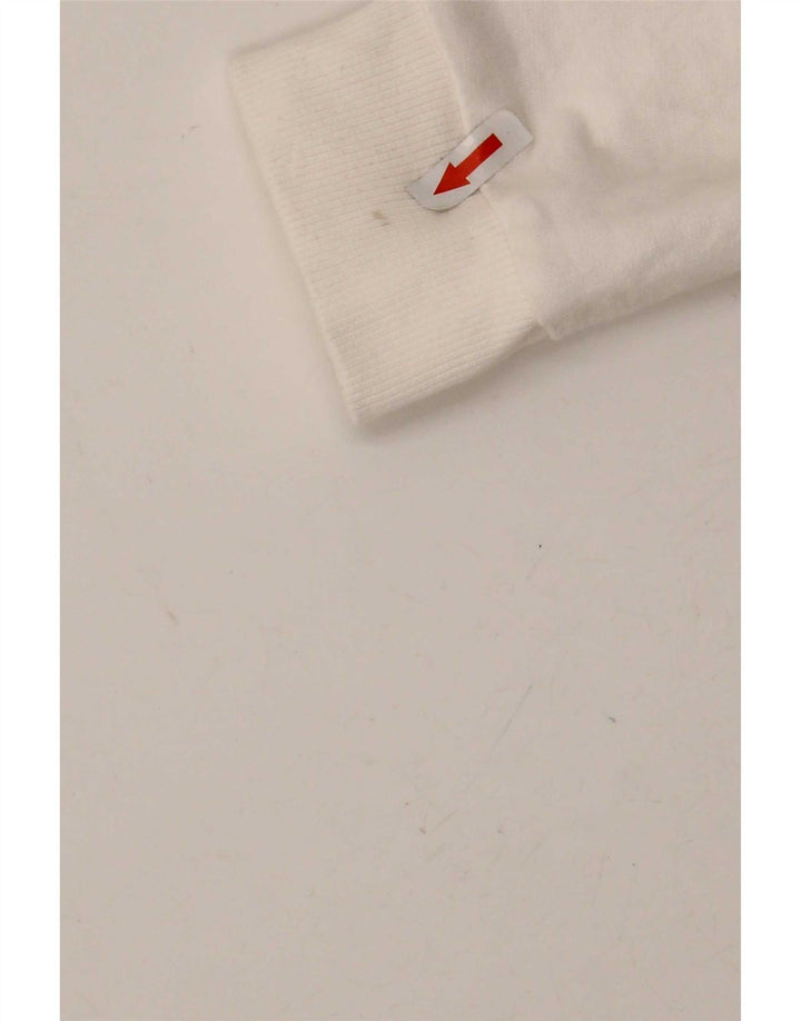 Zara Herren Trafaluc Graphic Sweatshirt Pullover Mittelweiß Farbblock