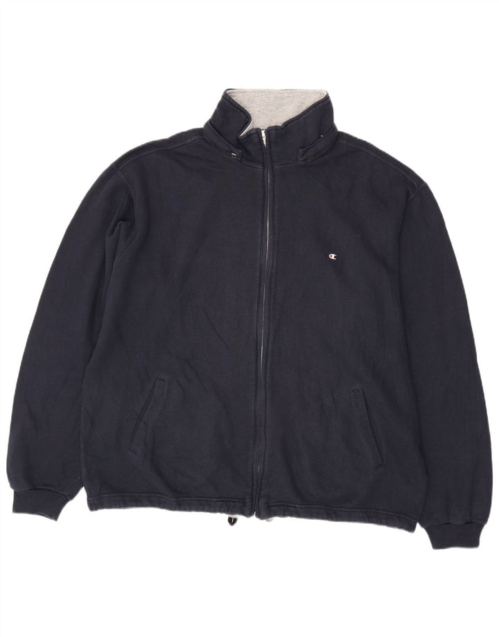 Champion Herren-Trainingsanzugoberteil, XL, Marineblau, Baumwolle