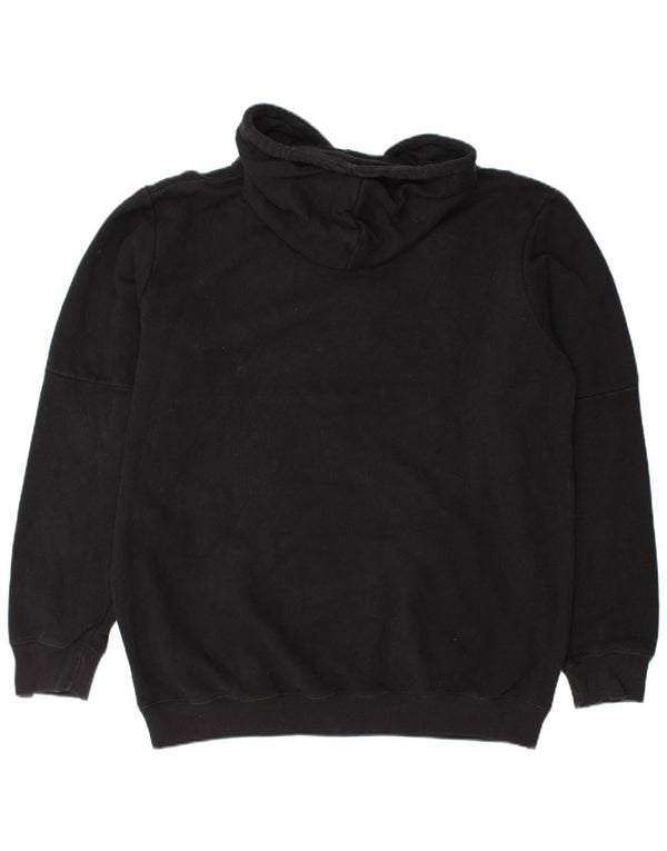 Lotto Herren-Kapuzenpullover mit Grafik, 2XL, schwarze Baumwolle