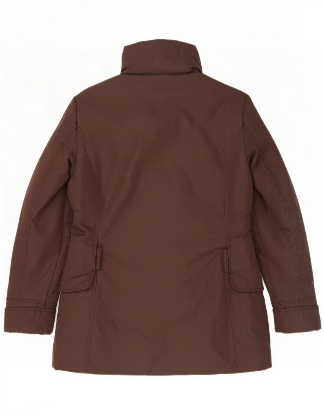 PEUTEREY Wattierte Damenjacke UK 14 Large Braunes Polyamid