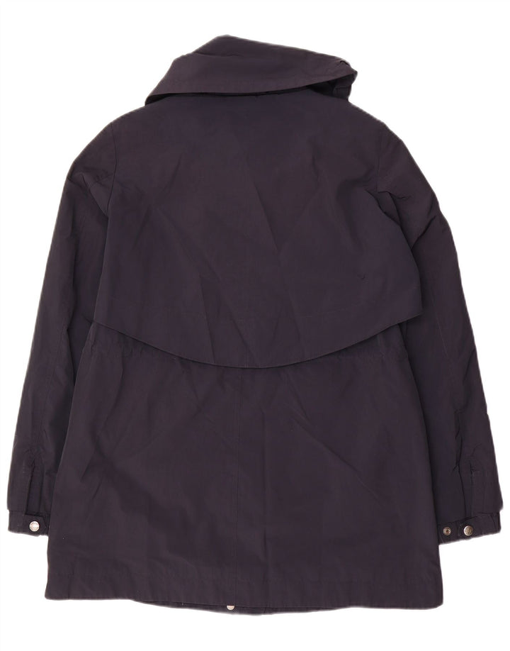 Woolrich Damenmantel UK 10 Small Marineblau Polyester
