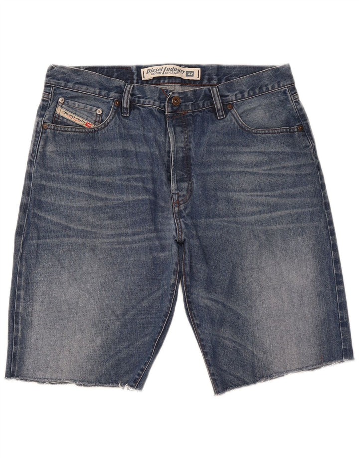 Diesel Herren Jeansshorts W38 XL Blaue Baumwolle