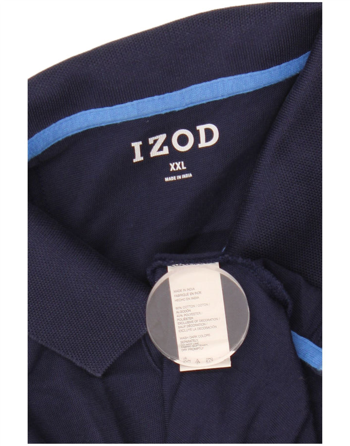 IZOD Herren Poloshirt 2XL Marineblau Baumwolle