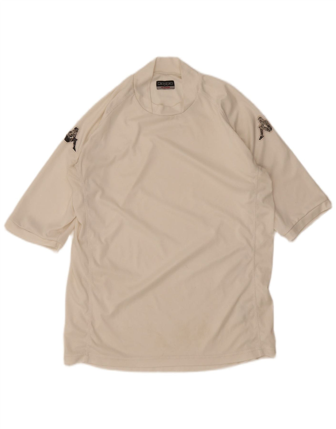 Kappa Herren Grafik T-Shirt Top XL Weiß