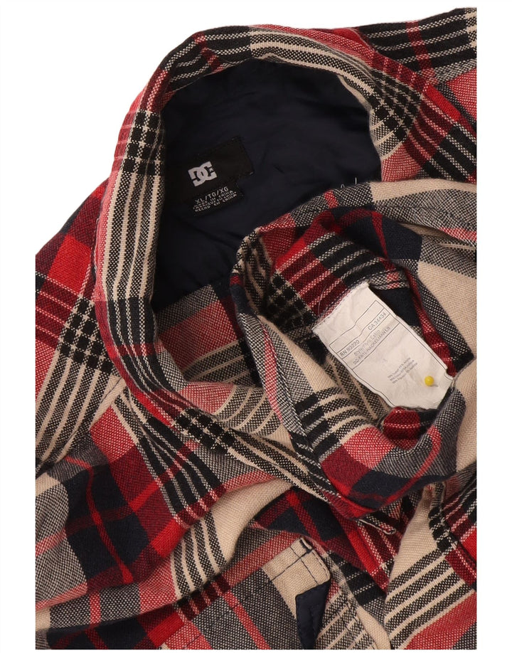 DC Herren-Flanellhemd XL, mehrfarbig, kariert, Baumwolle