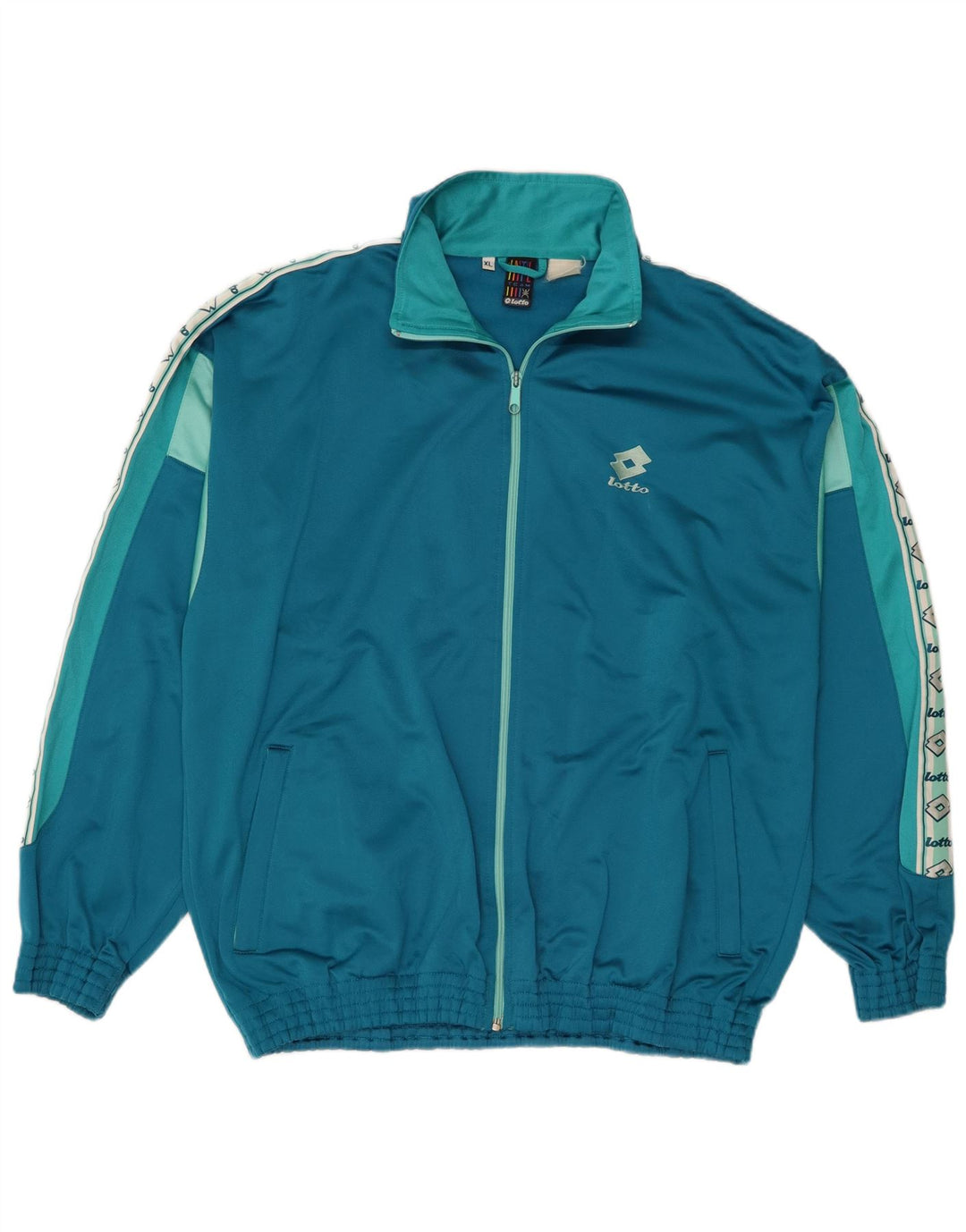 Lotto Herren-Trainingsanzug mit Grafik, XL, Blau, Farbblock
