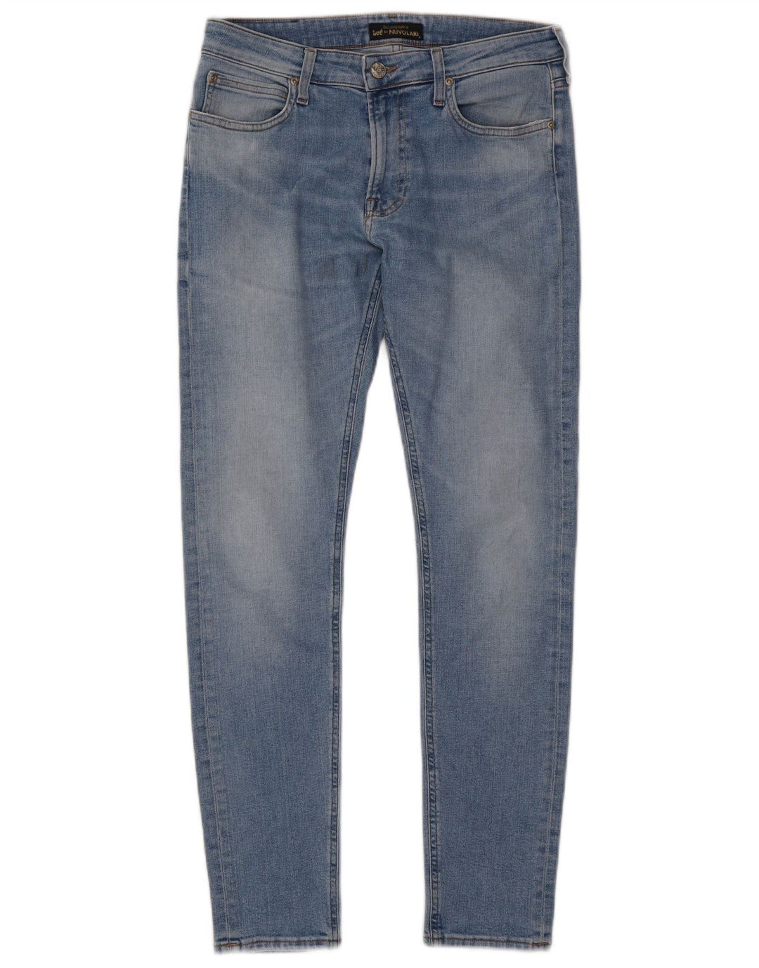 LEE Damen Malone Skinny Jeans W31 L30 Blaue Baumwolle
