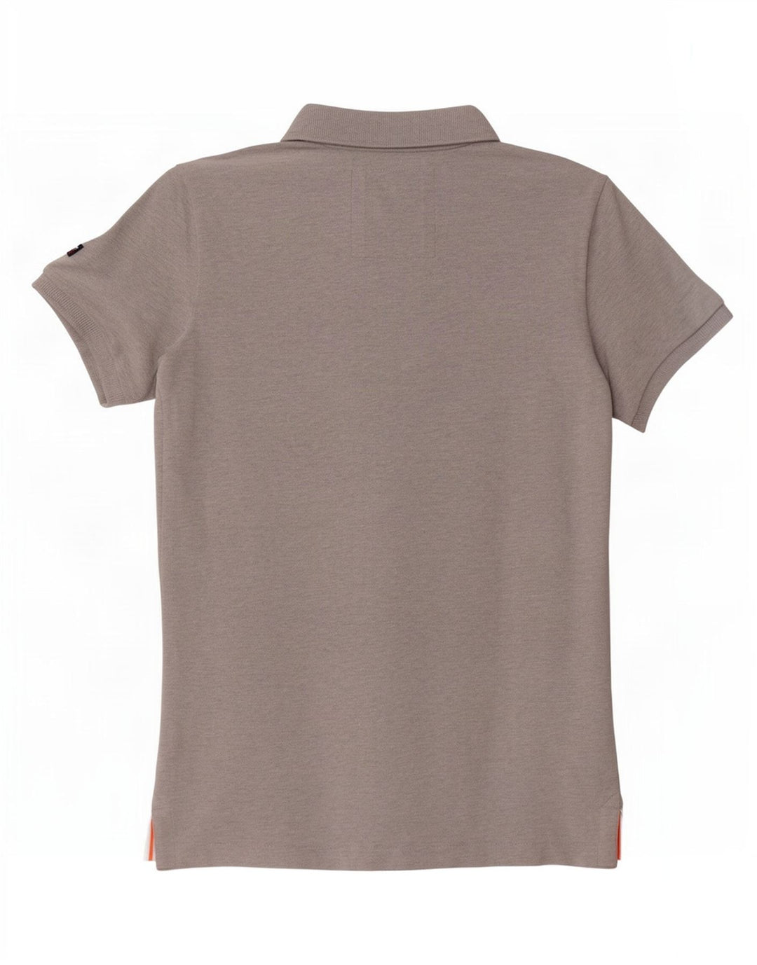 Superdry Herren-Poloshirt mit klassischer Passform aus mittelgrauer Baumwolle