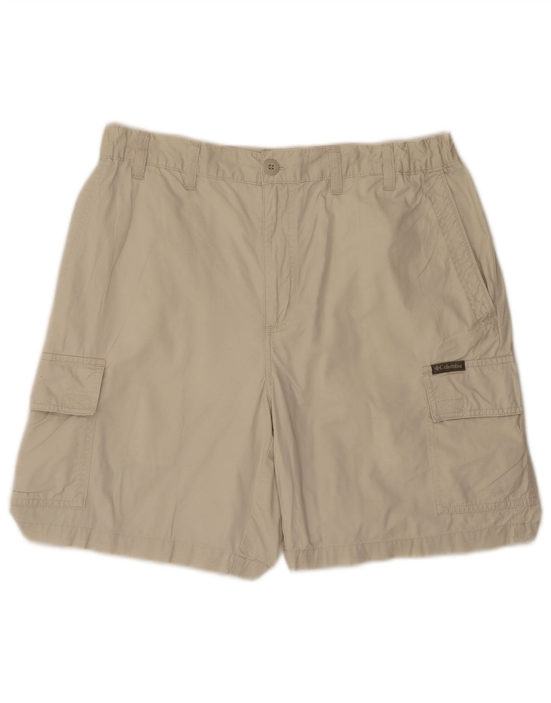 COLUMBIA Herren Cargoshorts W32 Mittelbeige Baumwolle