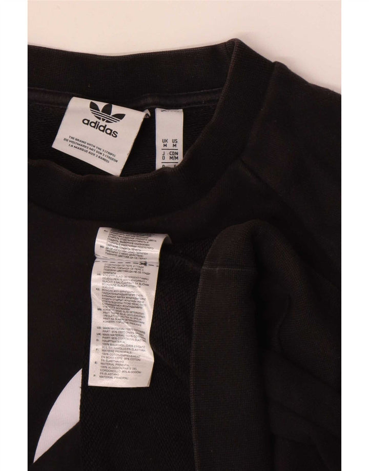 Adidas Herren Grafik-Sweatshirt-Pullover, mittelschwarz, Baumwolle