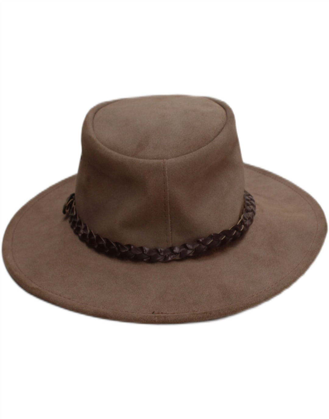 Jacaru Australia Herren-Cowboyhut aus Wildleder, mittelgroß/groß, brauner Western