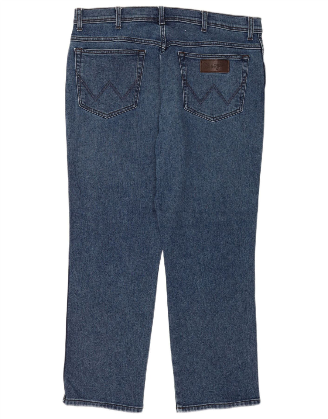 Wrangler Herren Texas Straight Jeans W38 L30 Blaue Baumwolle