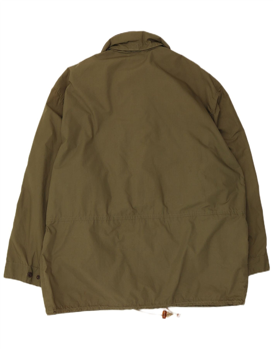 Vintage Herren Windjacke IT 54 2XL Khaki Polyester