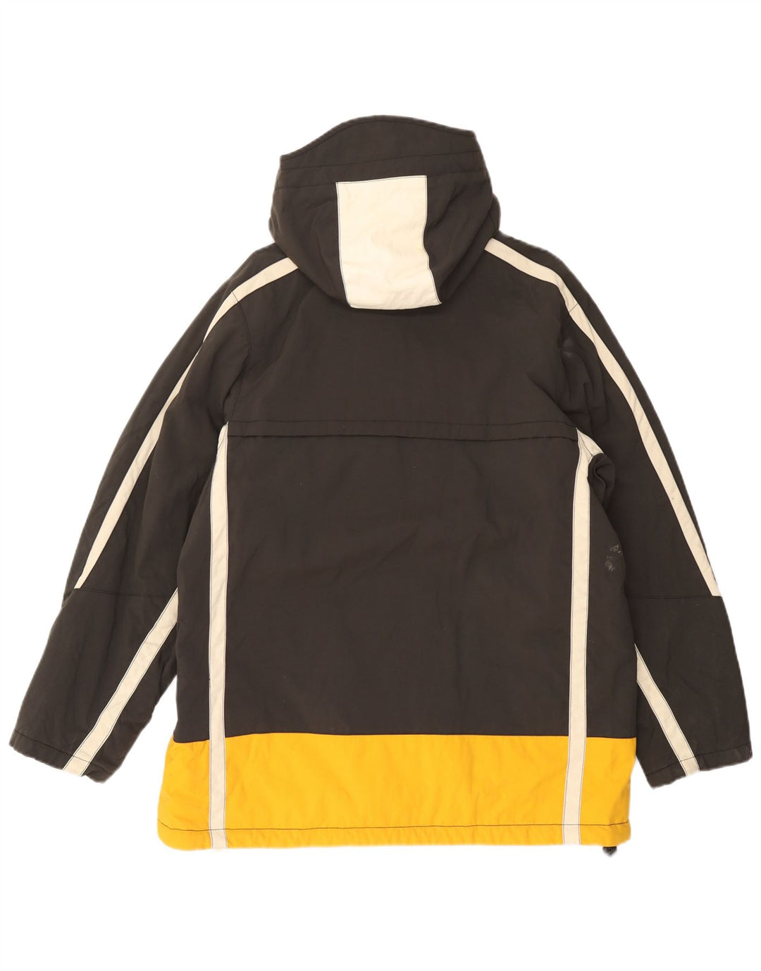 Invicta Jungen-Windbreaker-Jacke mit Grafik, 15–16 Jahre, schwarzes Polyamid