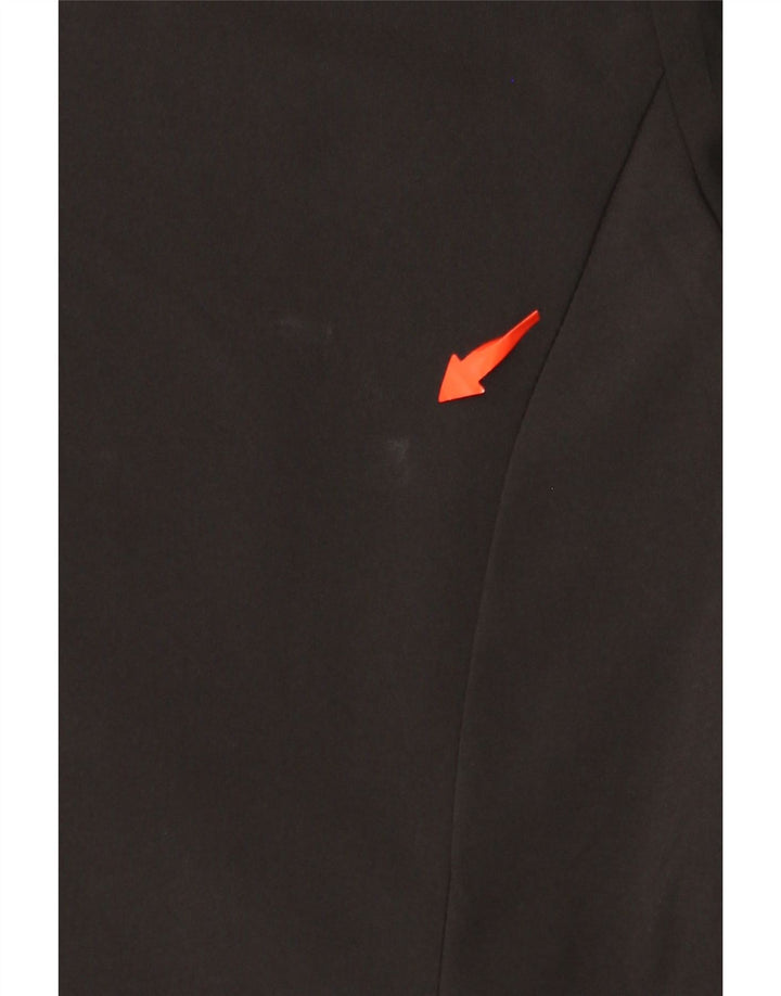 NAUTICA Damen Blusenoberteil UK 14 Mittelschwarzes Polyester