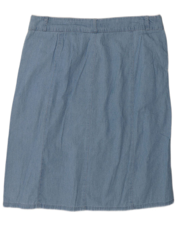 Kollektion Damen Jeansrock UK 14 Large W32 Blaue Baumwolle