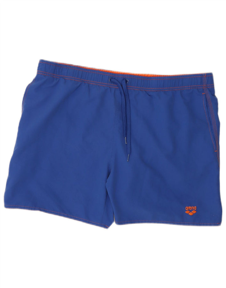 Arena Herren-Badeshorts, groß, blau, Polyester