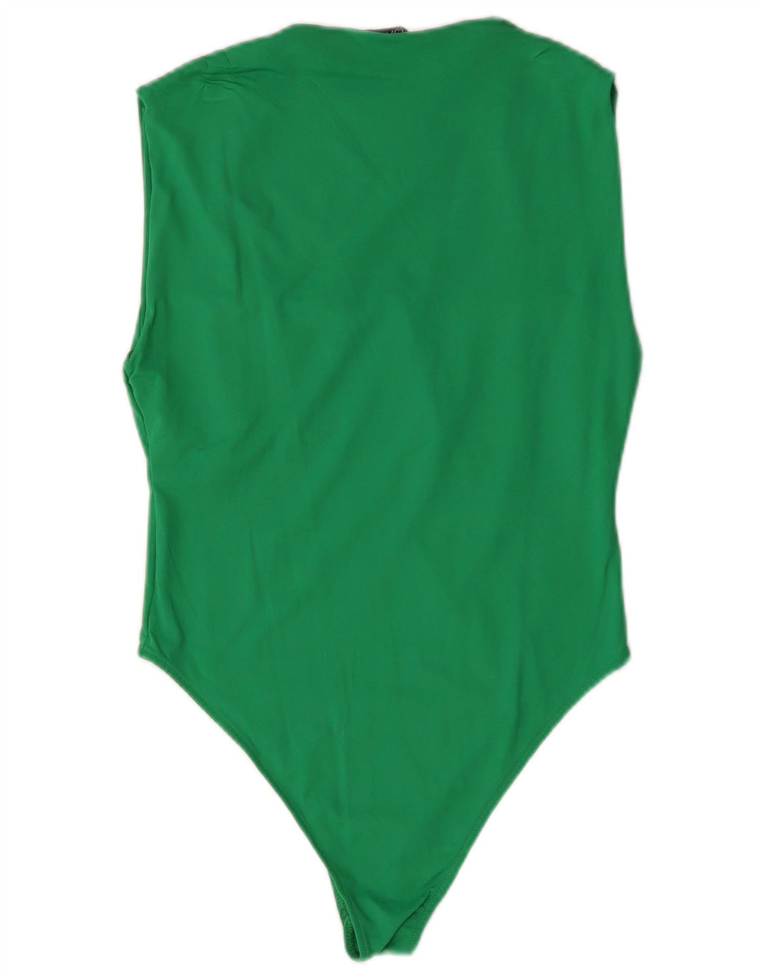 Ärmelloser Damen-Body von Zara, UK 14, Größe L, Grün, Polyamid