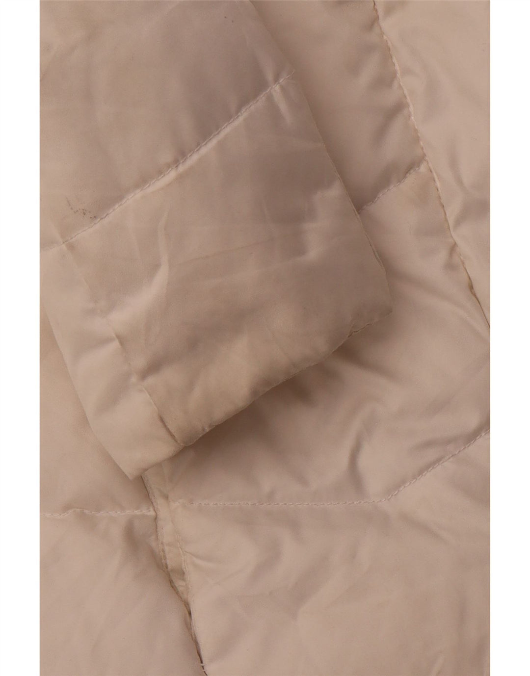 TOMMY HILFIGER Wattierte Damenjacke mit Kapuze, UK 12, Mittelweiß, Polyester