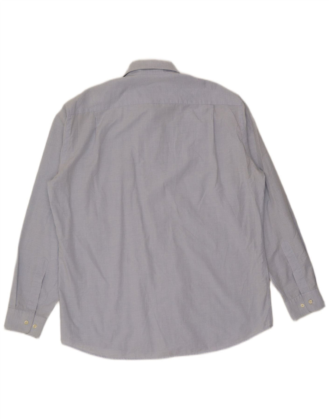 Hugo Boss Herrenhemd Größe 42 16 1/2 große blaue Baumwolle