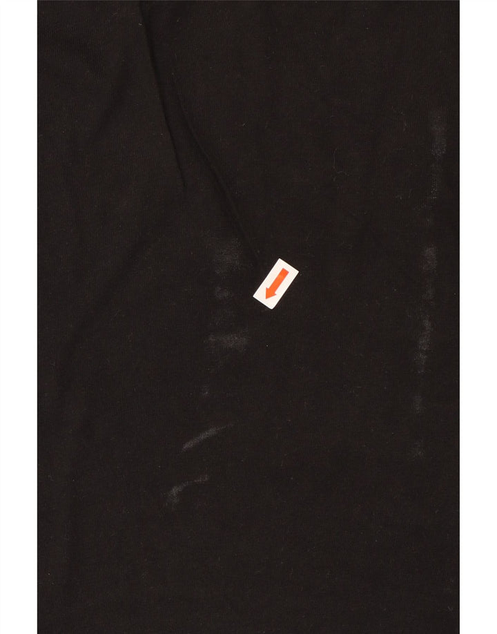 ADIDAS Mens Graphic T-Shirt Top Small Black Cotton