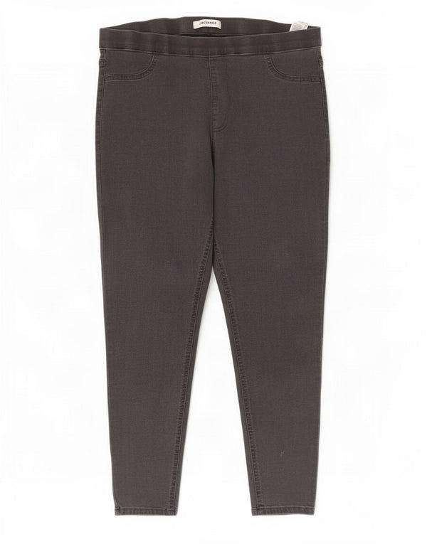 Marks & Spencer Damen Crop Jegging Jeans UK 16 Large W34 L25 Graue Baumwolle