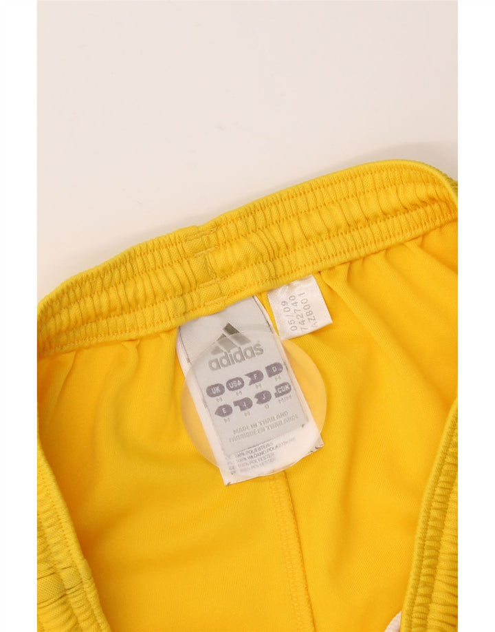 Adidas Sportshorts mit Grafik für Jungen, 11–12 Jahre, mittelgelbes Polyester