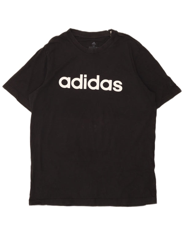 Adidas Mens Regular Graphic T-Shirt Top Medium Black