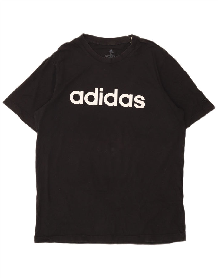 Adidas Herren Regular Graphic T-Shirt Top Medium Schwarz