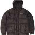 Columbia Herren Omni-Shield Hooded Wattierte Jacke UK 38 Mittelschwarzes Nylon