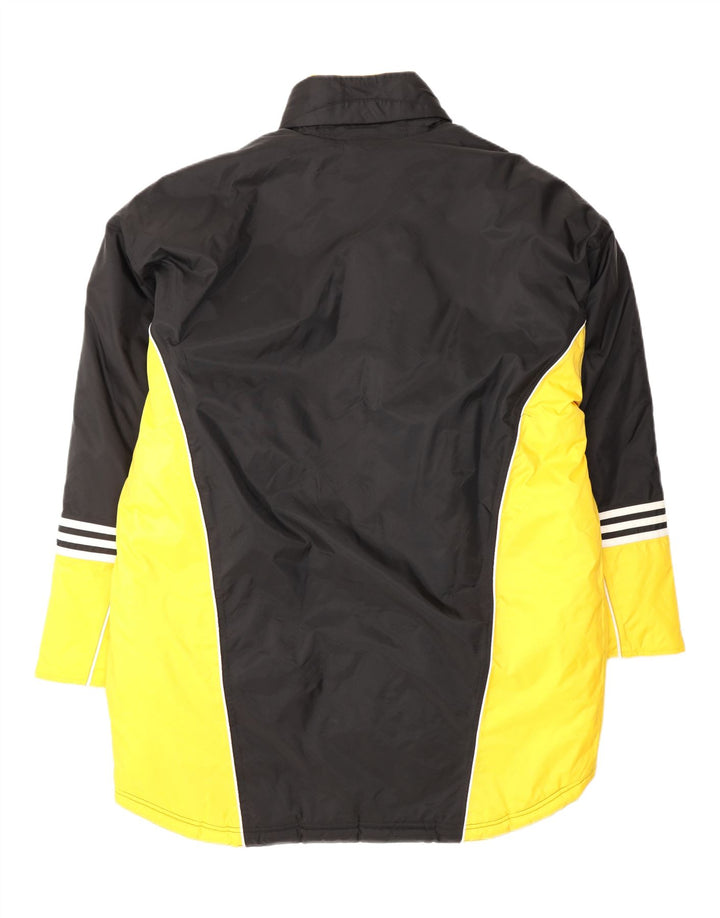 ADIDAS Herren Graphic Windbreaker Jacke UK 44/46 Large Schwarz Colourblock