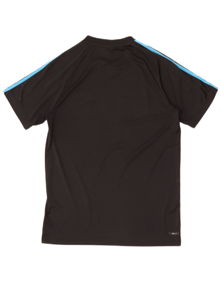 ADIDAS Herren Climalite T-Shirt Top Medium Schwarz Polyester