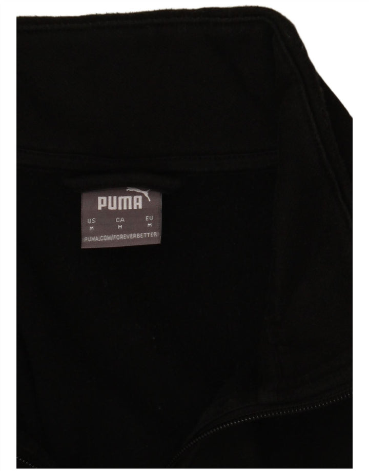 Puma Herren-Trainingsanzugoberteil mit Grafik, Mittelweiß, Farbblock