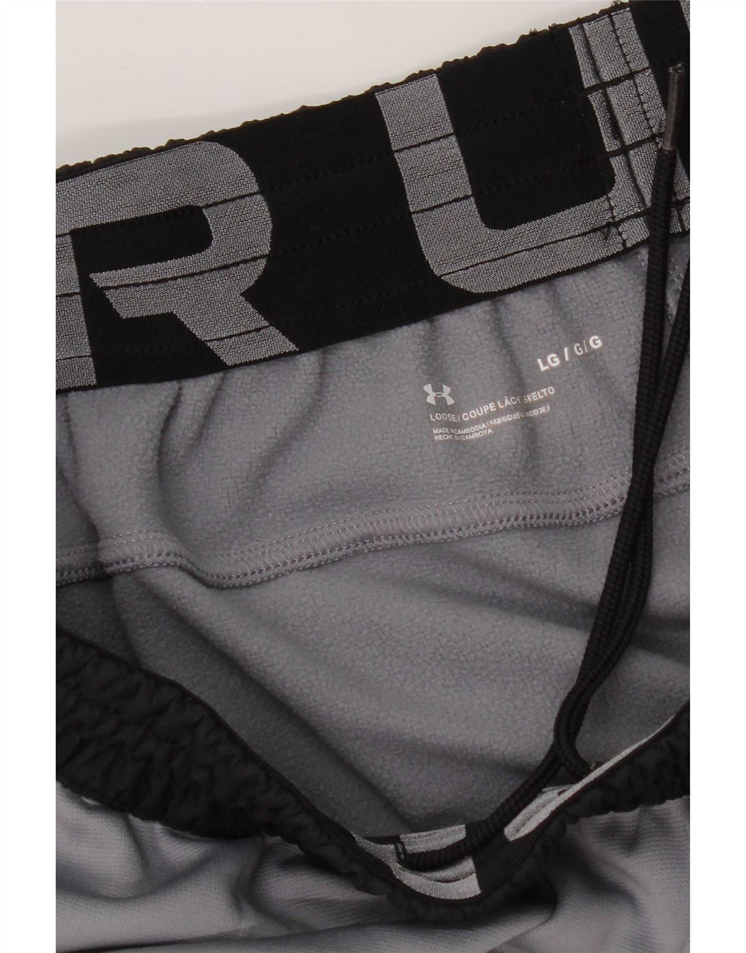 Under Armour Herren-Trainingshose mit Grafik, Größe L, Grau, Farbblock