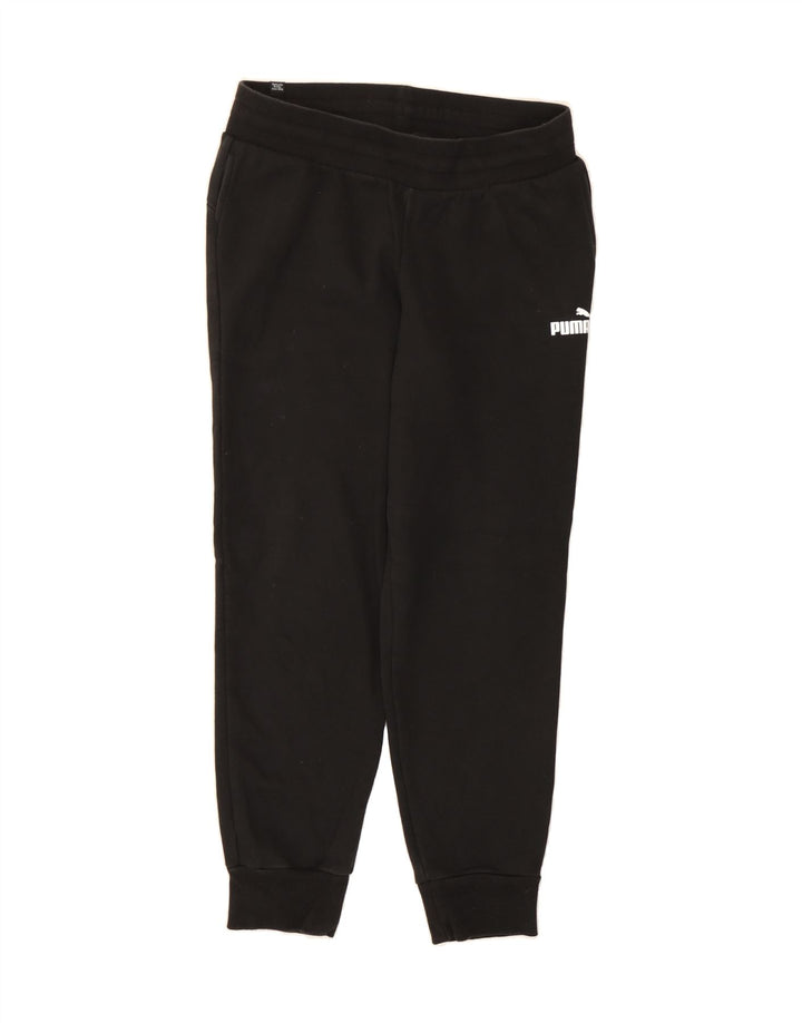 PUMA Womens Tracksuit Trousers Joggers UK 14 Medium  Black Vintage Puma and Second-Hand Puma from Messina Hembry 