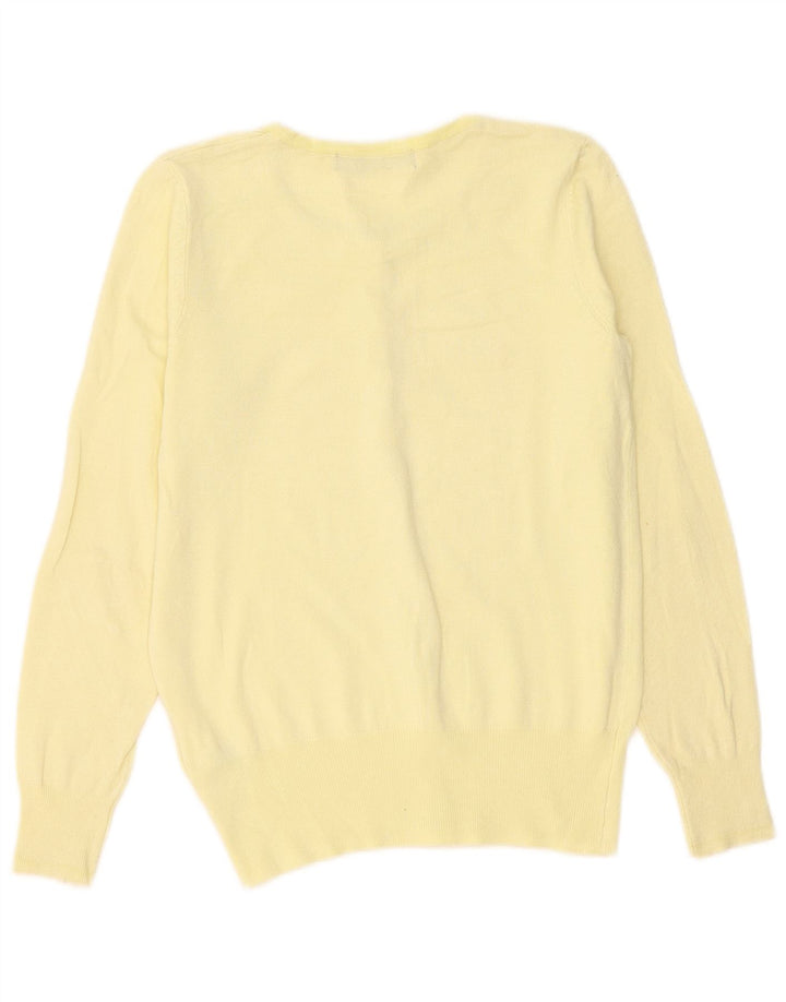 Marks & Spencer Damen-Cardigan-Pullover UK 8 Small Gelbe Viskose