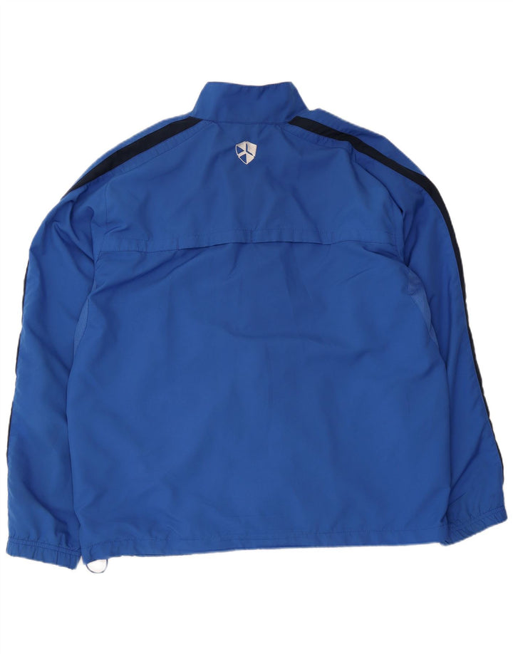 Nike Herren-Trainingsanzugoberteil, Jacke, XL, Blau, Farbblock, Polyester, Sport