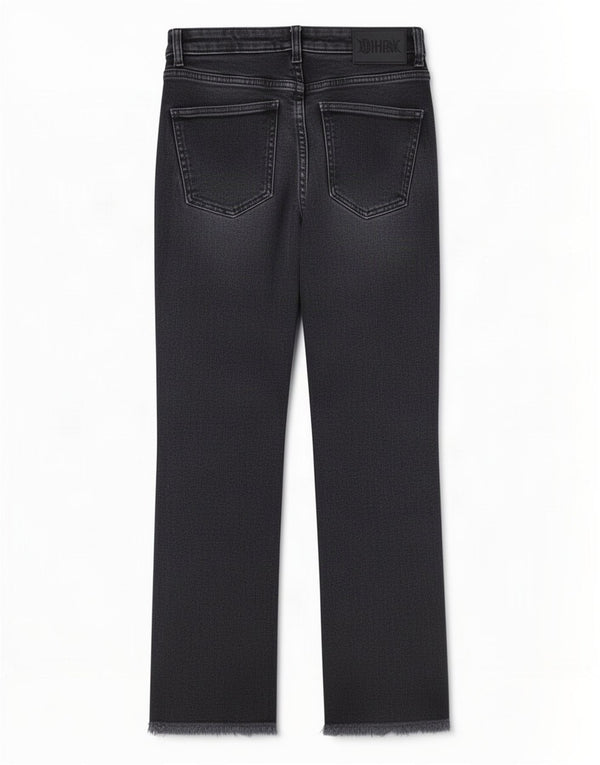 Zara Damen Crop Straight Jeans EU 36 XS W26 L24 Schwarz