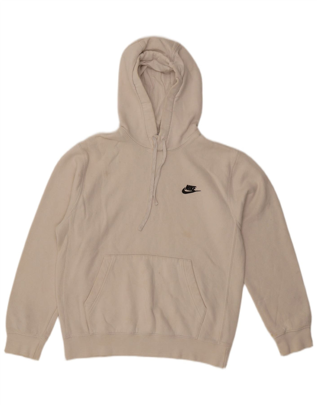 Nike Herren Kapuzenpullover, Größe S, weiße Baumwolle