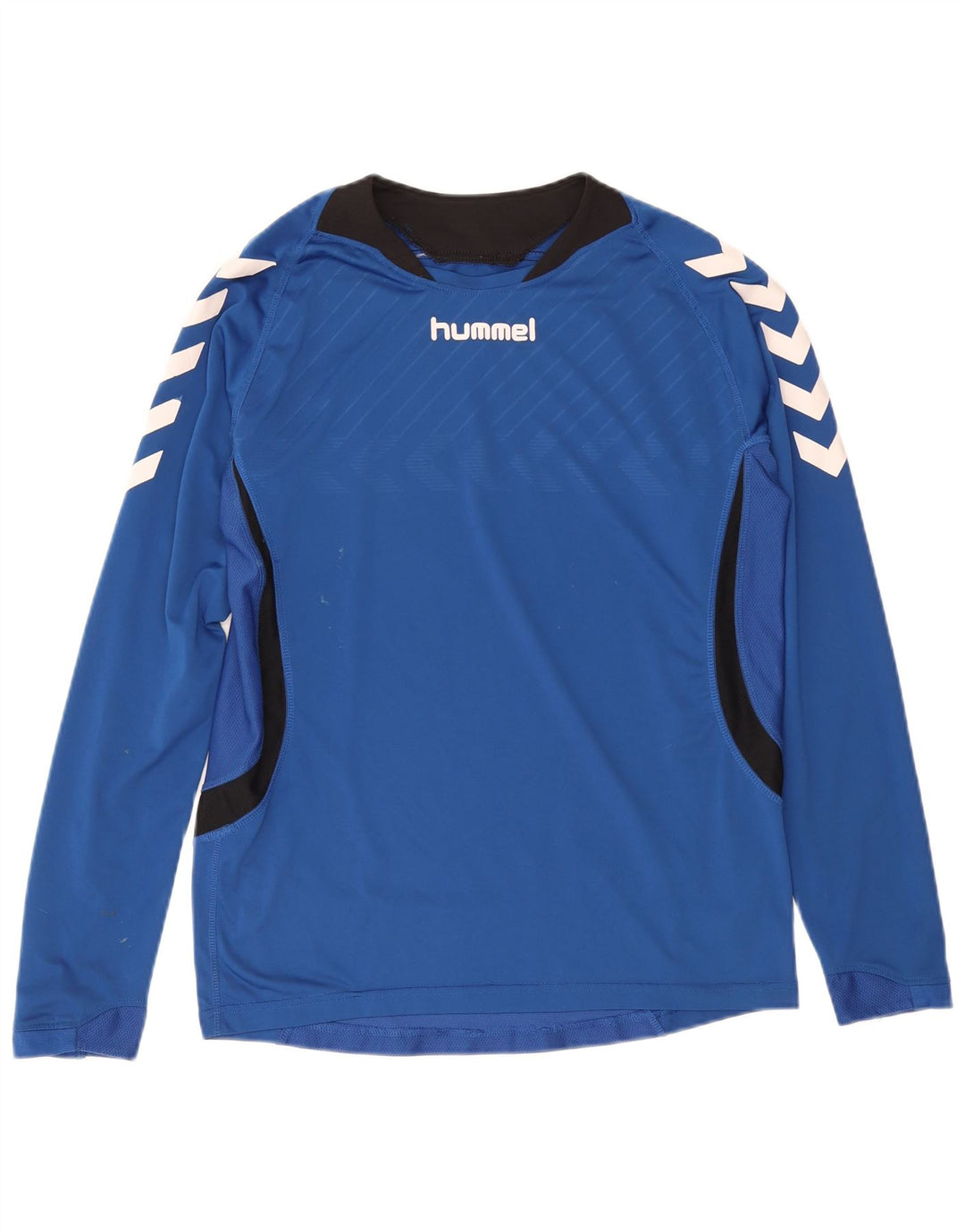 Hummel Herren Graphic Top Langarm Mittelblau Polyester Sport