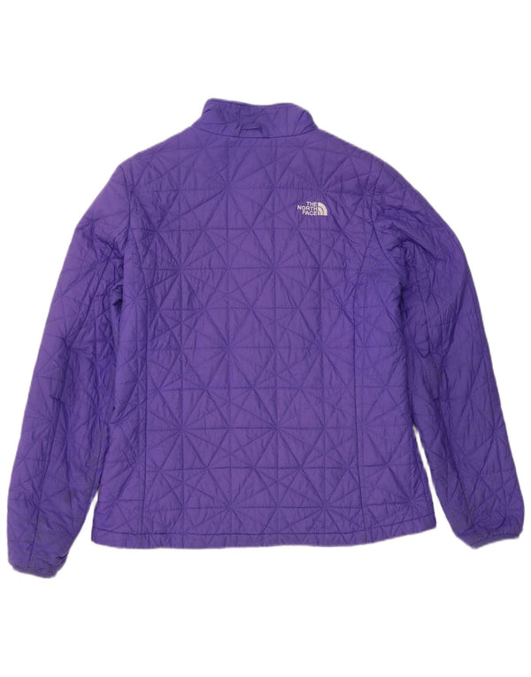The North Face Damen Steppjacke UK 16 Large Lila Nylon