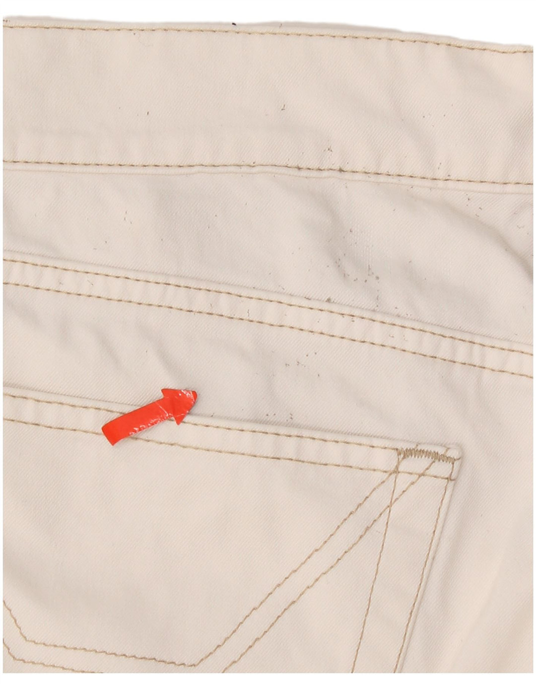 Jeckerson Herren Straight Jeans W34 L34 Weiße Baumwolle