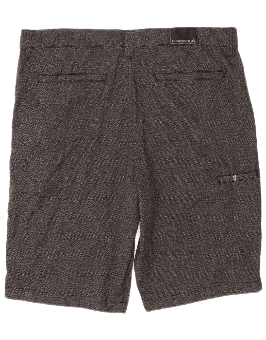 Quiksilver Herren Zathan Cargo Shorts W34 Large Grau Polyester