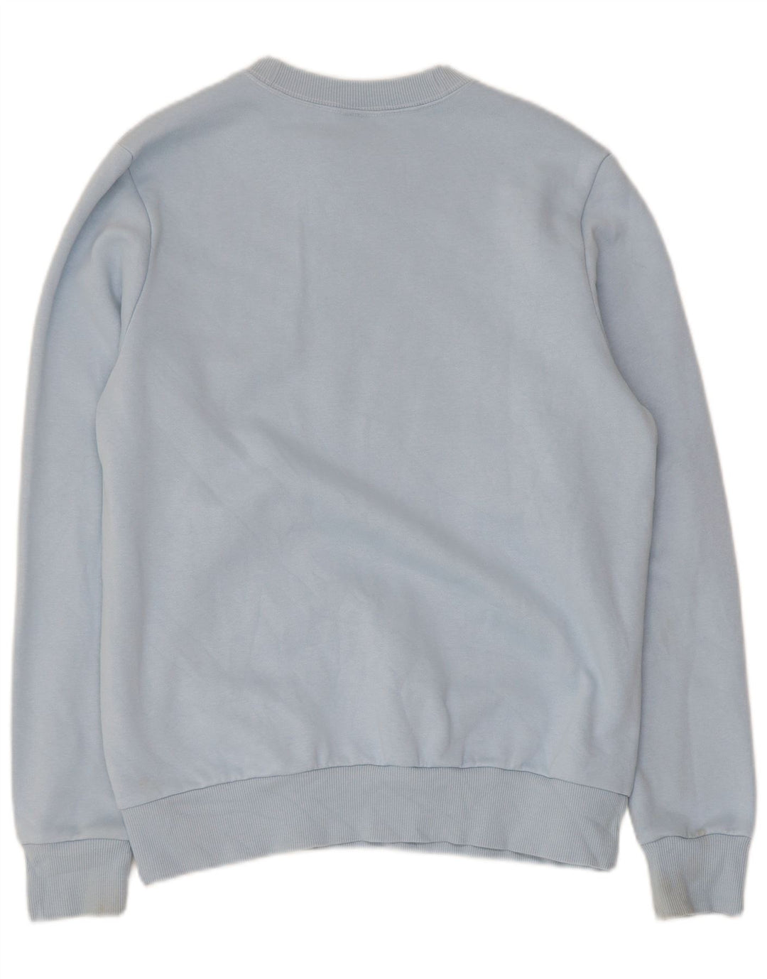 Reebok Herren Grafik-Sweatshirt-Pullover aus mittelblauer Baumwolle