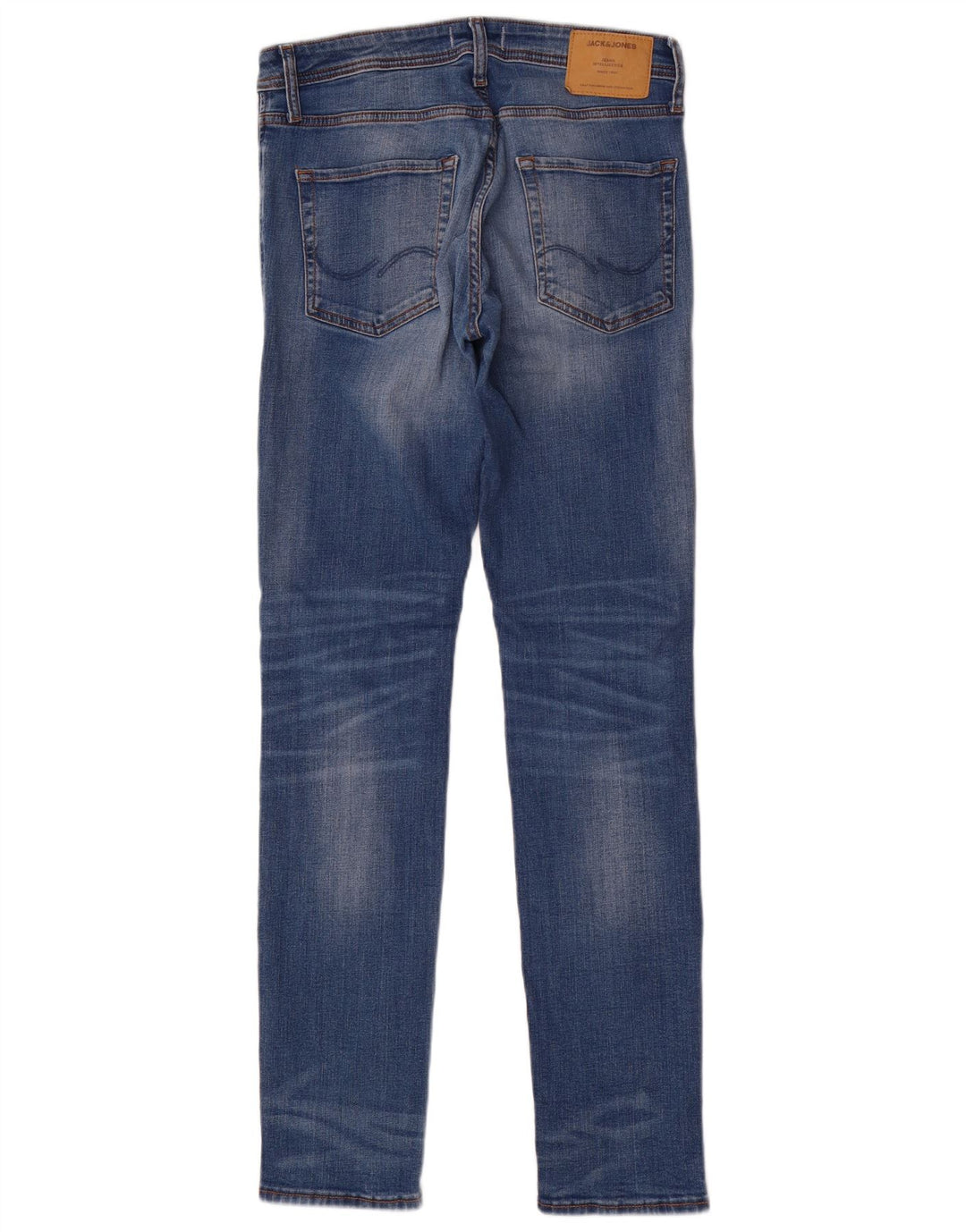 Jack & Jones Herren Tim Slim Jeans W30 L34 Blau Baumwolle