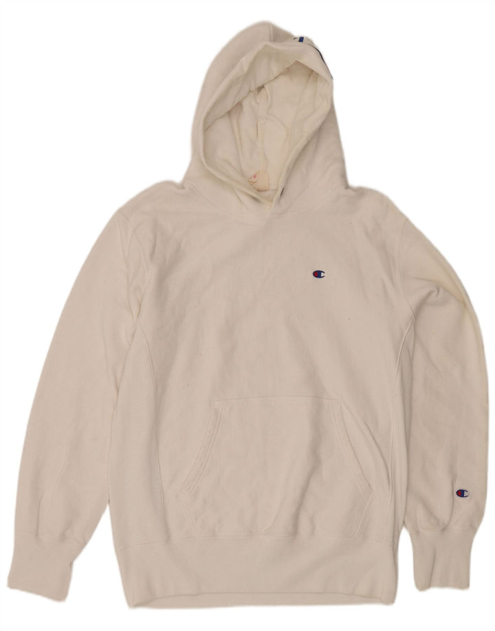 Champion Herren Kapuzenpullover XL, weiße Baumwolle