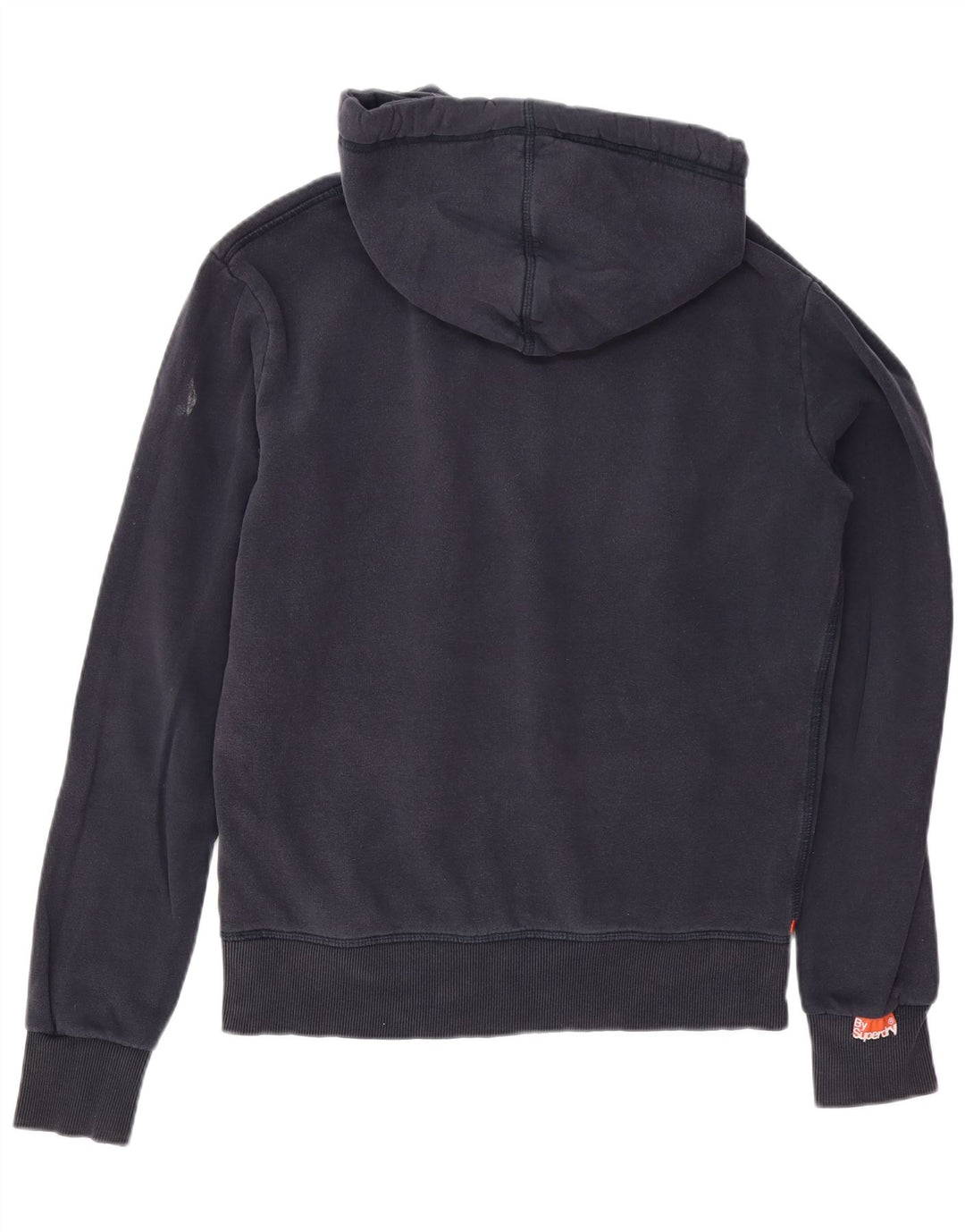 Superdry Herren-Kapuzenpullover mit Grafik, mittelmarineblaue Baumwolle
